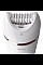 Эпилятор Philips Epilator Series 8000 дисковый, аккумуляторный, пинцет.-32, влажн.+сух., насадок-5, бело-розовый