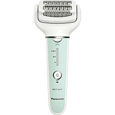 Епілятор Panasonic пінцетний, акумуляторний , пінцет.-60, волог.+сух., насадок-4, футляр , салатово-білий