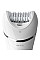 Эпилятор Philips 8000 series дисковый, аккумуляторный, пинцет.-32, влажн.+сух., насадок-4, с подсветкой, белый