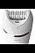 Епілятор Philips 8000 series дисковий, акумул., пінцет.-32, волог.+сух., насадок-7, футляр, білий
