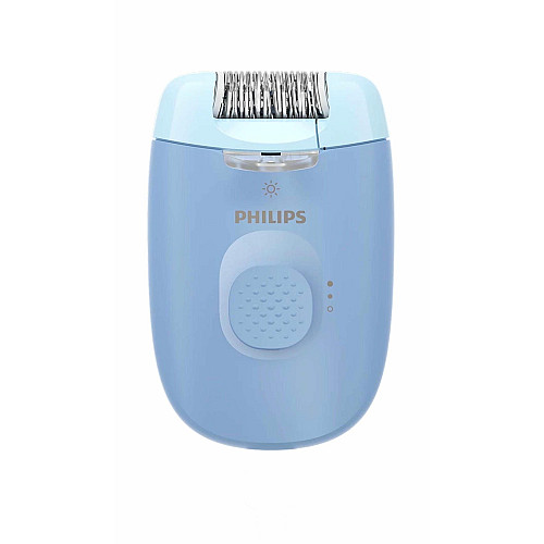 Эпилятор Philips Series 2000 дисковый, от сети, сух., насадок-2, с подсветкой, синий