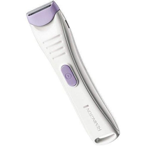 Триммер Remington, для тела и интимных зон Smooth&Silky, акум., насадок-2, для женщин, кейс, сталь, фиолетовый