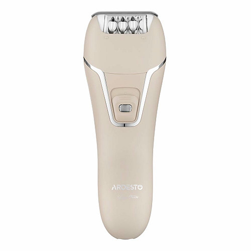 Епілятор ARDESTO 2в1 Pearl Cream LESH-Y700PERL, пінцетний, акумул., пінцет.-18, сух., насадок-2, бежевий