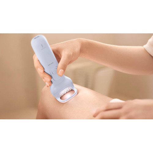 Епілятор Philips Series 8000 дисковий, аккумул., пінцет.-32, волог.+сух., футляр, з підсвіткою, білий