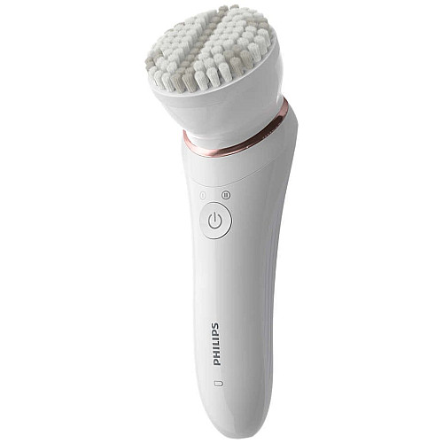 Эпилятор Philips 8000 series дисковый, аккумуляторный, пинцет.-32, влажн.+сух., насадок-8, с подсветкой, белый