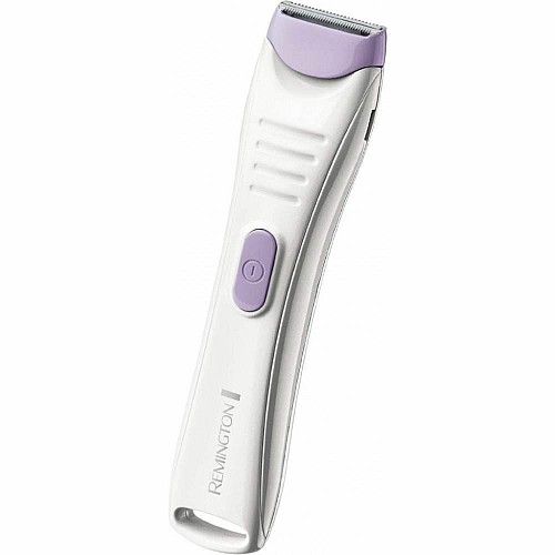 Триммер Remington, для тела и интимных зон Smooth&Silky, акум., насадок-2, для женщин, кейс, сталь, фиолетовый