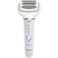 Епілятор Panasonic пінцетний, акумуляторний , пінцет.-60, волог.+сух., насадок-2, футляр , фіолетово-білий