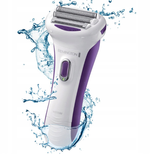 Бритва електр. Remington сіткова Smooth&Silky,  бритв.головок-2, сух.+волог., жіночий тример, біло-фіолетовий