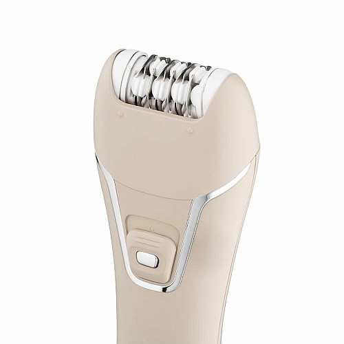 Епілятор ARDESTO 2в1 Pearl Cream LESH-Y700PERL, пінцетний, акумул., пінцет.-18, сух., насадок-2, бежевий