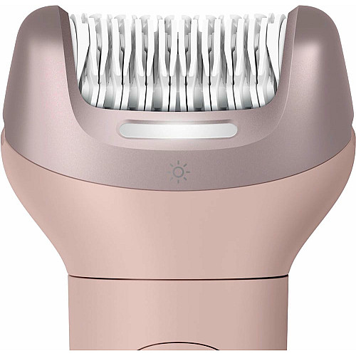 Эпилятор Philips Series 9000 дисковый, аккумул., пинцет.-32, влажн.+сух., насадок-4, футляр, розовый