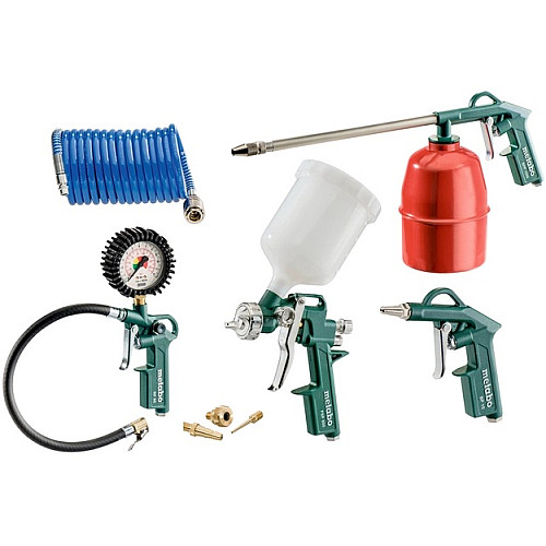 Набір пневматичних інструментів Metabo LPZ 7 Set, 7шт