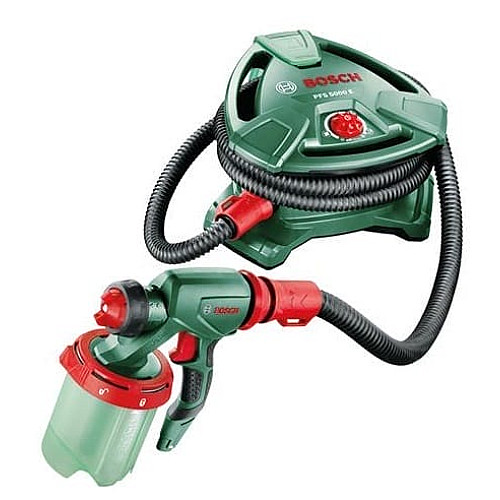 Фарборозпилювач Bosch PFS 5000 E 1200Вт 500 мл/хв 3м2·хв дод. контейнер та мішалка 4.8кг