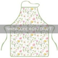 Фартух ARDESTO Spring flowers 60х80см, 100% поліестер, білий