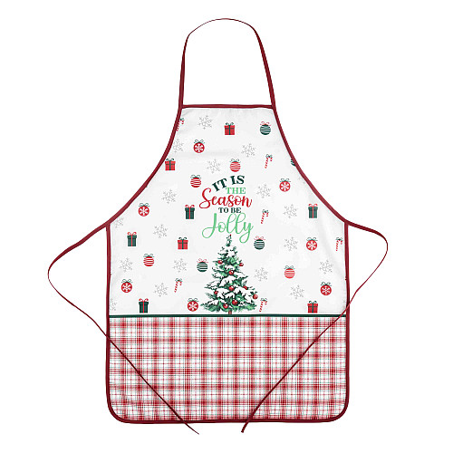 Фартух ARDESTO Christmas Tree 60х80см, 100% поліестер, зелений