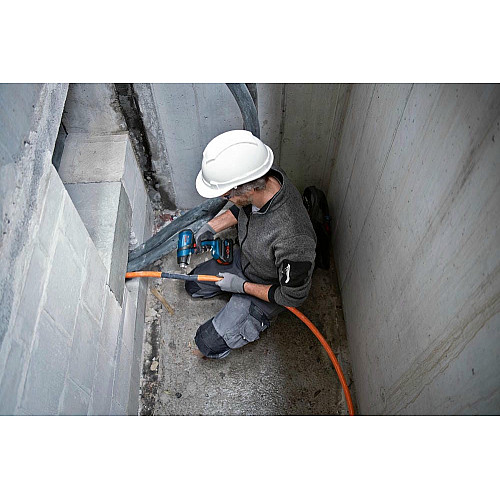Фен строительный аккумуляторный Bosch Professional GHG 18V-50 18В 300/500°C 175 л/мин 0.59кг без АКБ и ЗП
