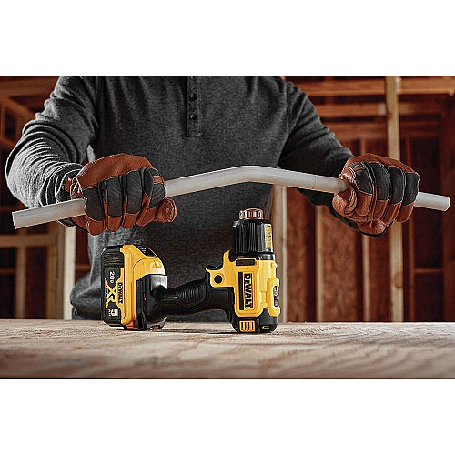 Фен будівельний акумуляторний DeWalt 18В 290-530°C 190л/хв 0.5кг без АКБ та ЗП