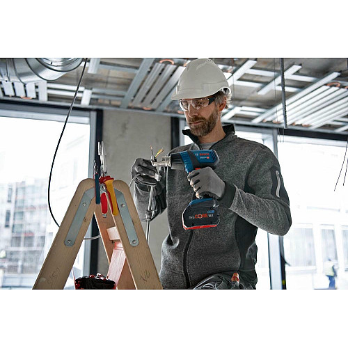 Фен строительный аккумуляторный Bosch Professional GHG 18V-50 18В 300/500°C 175 л/мин 0.59кг без АКБ и ЗП
