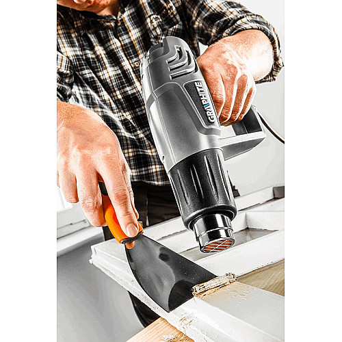 Фен будівельний GRAPHITE 2000Вт 80/600°С 350/550л/хв 0.9кг