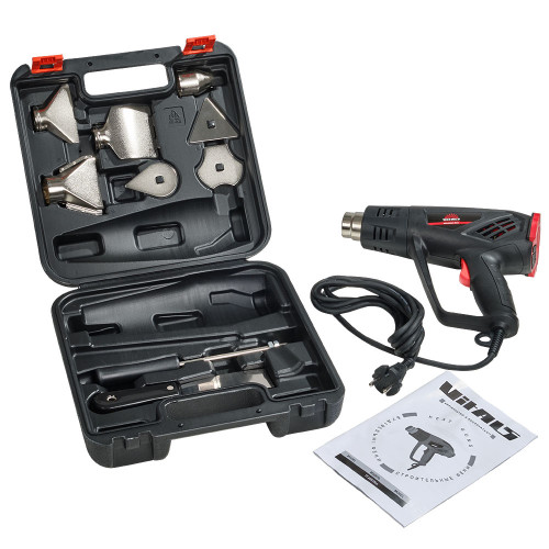 Фен будівельний Vitals Professional TF 208JSce 2000Вт 50·600°C 120-600л/год 0.86кг
