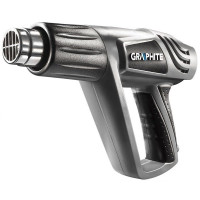 Фен будівельний GRAPHITE 2000Вт 80/600°С 350/550л/хв 0.9кг