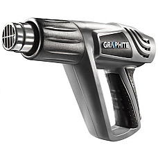 Фен будівельний GRAPHITE 2000Вт 80/600°С 350/550л/хв 0.9кг