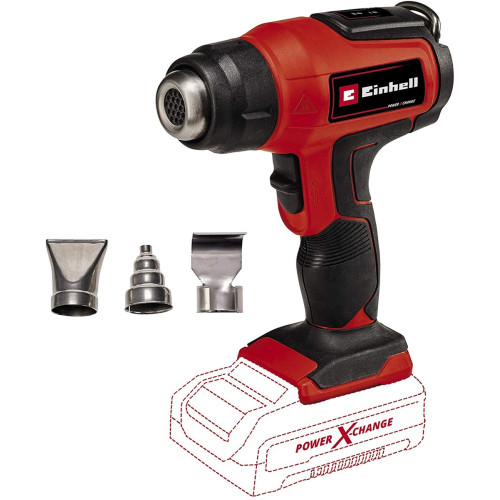 Фен будівельний акумуляторний Einhell TE-HA 18LI-Solo 200л/хв 350-550°C 200л/хв 1.04кг без АКБ та ЗП