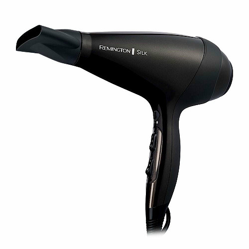 Фен Remington Silk, 2400Вт, 3 режима, диффузор, иониз-я, холл. обдув, коричневый