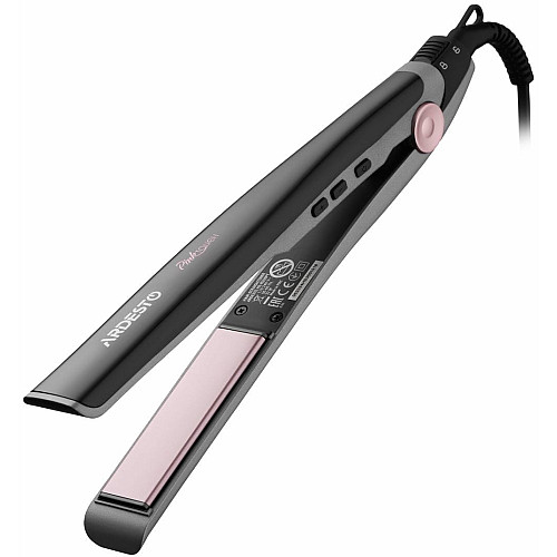 Выпрямитель ARDESTO Pink Touch, 32Вт, 110-200C, керамика, серый+розовый