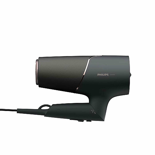 Фен Philips 5000 Series, 2300 Вт, 3 режима, диффузор, иониз-я, холл. обдув, черный