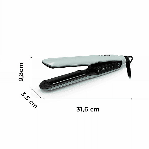 Выпрямитель Rowenta Thermoglide, темп. режимов-5, 150-230С, ионизация, титан, светло-зеленый