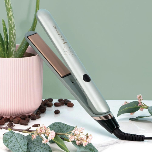 Випрямляч Remington Botanicals, >300Вт, темп.режимів-10, 150-230С, дисплей, кераміка, сіро-зелений