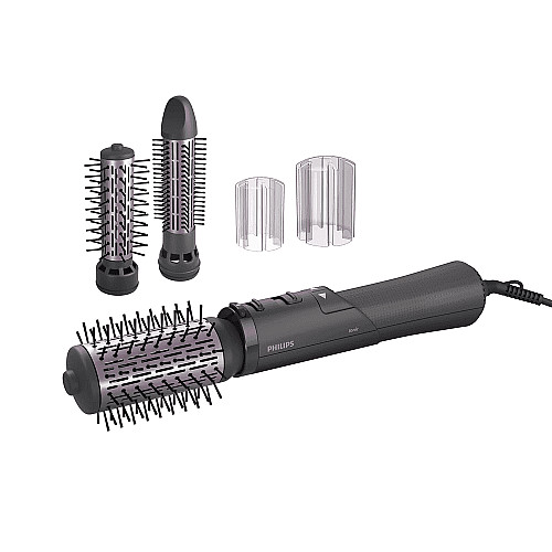 Фен-щетка Philips 7000 Series, 1000Вт, 3 режима, ионизация, холл. обдув, черный