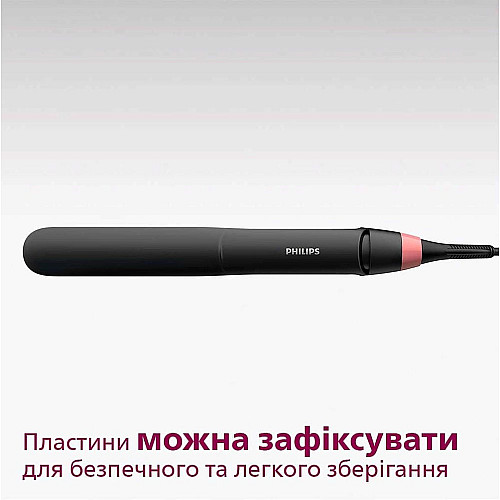 Випрямляч Philips Series 3000, темп.режимів-6, 160-230С, кераміка, чорний