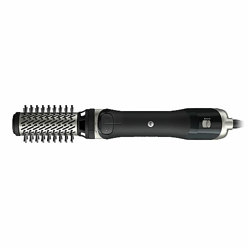 Фен-щетка Rowenta Renewal Brush Active, 1000Вт, 3 режима, иониз-я, холл. обдув, оборот. насадка, 5 насадок, керамика, черный