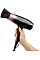 Фен Remington Rose Shimmer, 2200Вт, 3 режима, диффузор, иониз-я, холл. обдув, черно-розовый