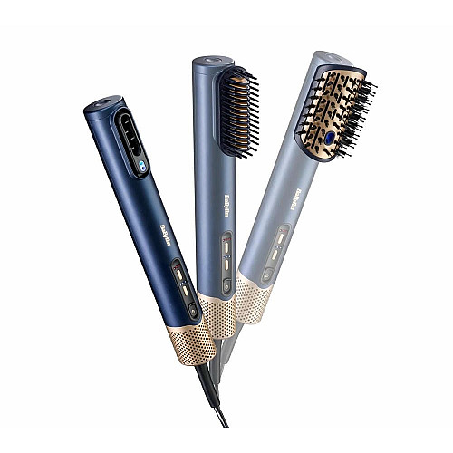 Стайлер Babyliss Air Wand, 1600Вт, темп.режимов-3, двойная ионизация, 2 насадки, синий