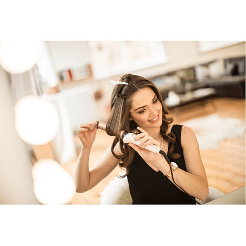 Плойка Remington ProLuxe, 54Вт, темп.режимів-11, D -32mm, 120-210С, дисплей, кераміка, рожево- золотий
