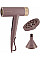 Фен Remington AIRvive, 1600Вт, 3 режима, диффузор, иониз-я, холл. обдув, фиолетово-золотой