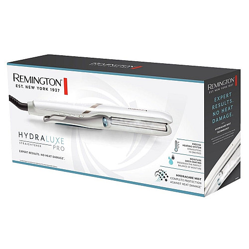 Випрямляч Remington Hydraluxe Pro, 56Вт, темп.режимів-5, 150-230С, дисплей, кераміка, білий