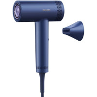 Фен Philips 8000 Series, 1400Вт, 3 режима, ионизация, холл. обдув, турборежим, аквамарин