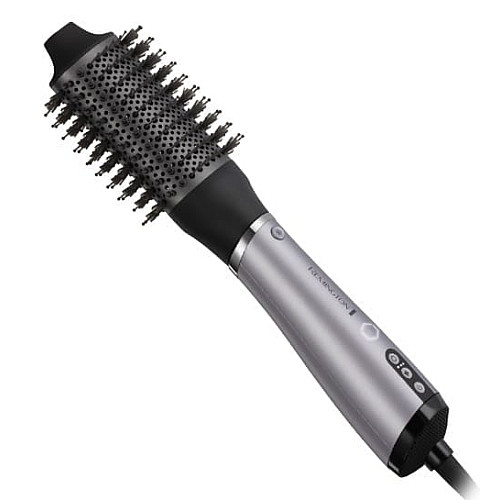 Фен-щетка Remington ProLuxe You Adaptive, 1000Вт, 3 режима, ионизация, холл. обдув, керамика, серый