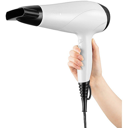 Фен Remington Ionic Dry, 2200Вт, 3 режими,турмалінова іоніз-я, хол. обдув, білий
