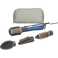 Фен-щітка Babyliss Style Pro, 1000Вт, 2 режими, іоніз-я, хол. Обдув, чохол для зберігання, кераміка, синій