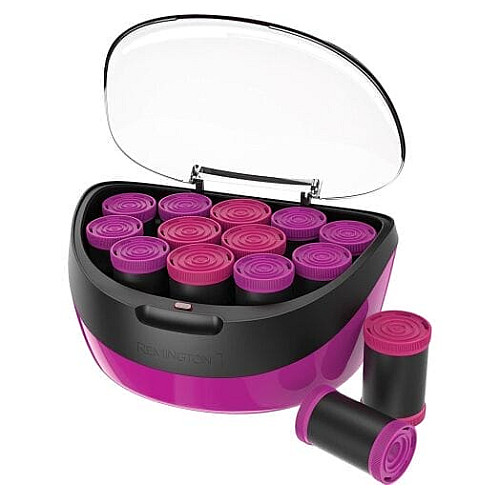 Термо бигуди Remington Jumbo Curls, 600Вт, D-36,41mm, 12шт, ионизация, кондиционирование, розовый
