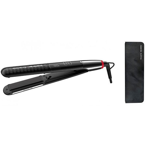 Выпрямитель Rowenta x Karl Lagerfeld K/Pro Stylist Straightener, темп. режимов-8, 140-210С, дисплей, ионизация, керамика, черный