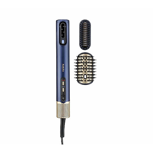 Стайлер Babyliss Air Wand, 1600Вт, темп.режимов-3, двойная ионизация, 2 насадки, синий