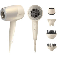 Фен Philips 9000 Series SenseIQ, 1800Вт, 3 режима, диффузор, иониз-я, холл. обдув, турбо, золотой