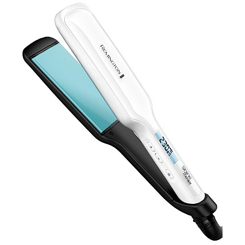 Выпрямитель Remington Shine Therapy, темп. режимов-10, 150-230С, дисплей, керамика, белый