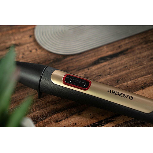 Плойка ARDESTO HC-726G, 35Вт, D -13mm, >200С, для афрокудрів, кераміка, чорний
