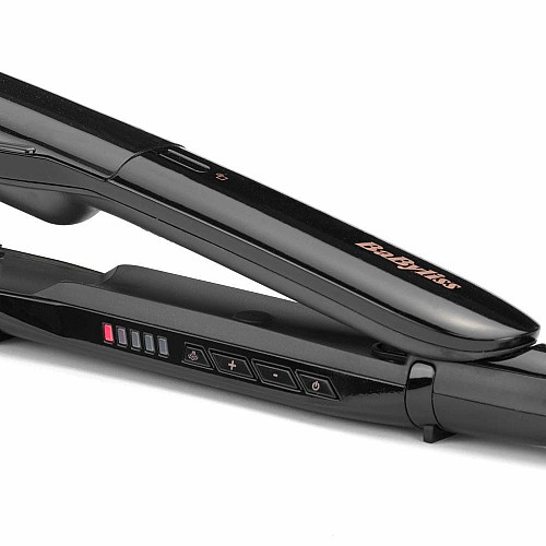 Випрямляч Babyliss Steam Smoth, темп.режимів-5, 150-230°C, з парою, термо килимок, кераміка, чорний